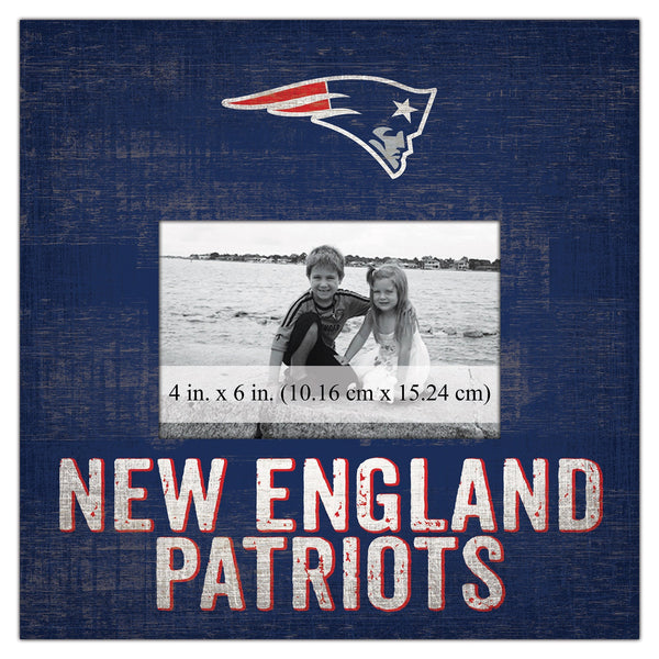 New England Patriots 0739-Team Name 10x10 Frame