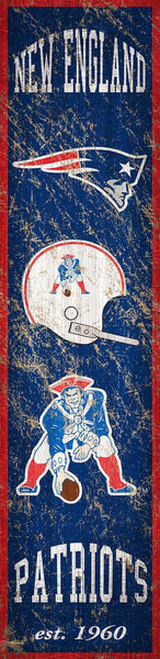 New England Patriots 0787-Heritage Banner 6x24