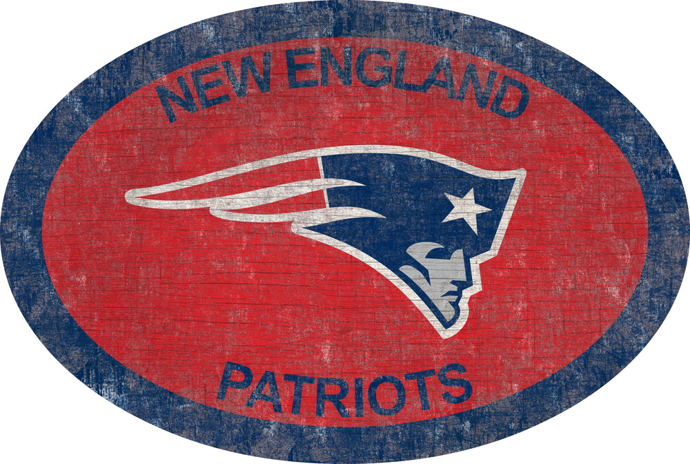 New England Patriots 0805-46in Team Color Oval