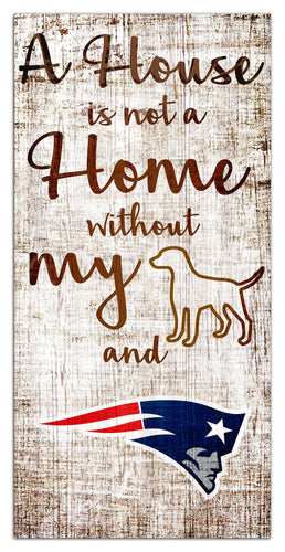 New England Patriots 0867-A House is not a Home 6x12