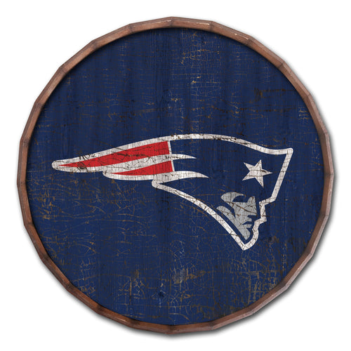 New England Patriots 0939-Cracked Color Barrel Top 16"