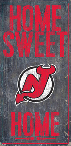 New Jersey  Devils 0653-Home Sweet Home 6x12