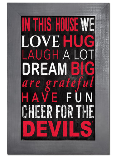 New Jersey Devils 0725-Color In This House 11x19