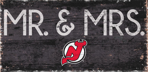 New Jersey Devils 0732-Mr. and Mrs. 6x12