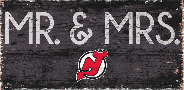New Jersey Devils 0732-Mr. and Mrs. 6x12