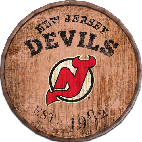 New Jersey Devils 0938-Est date barrel top 16"
