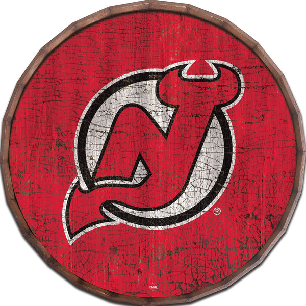 New Jersey Devils 0939-Cracked Color Barrel Top 16"