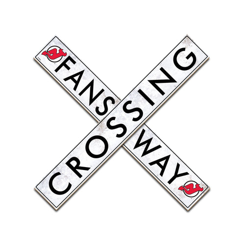 New Jersey Devils 0982-Team Crossing - 24"