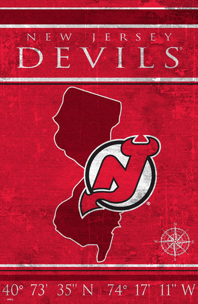 New Jersey Devils 1038-Coordinates 17x26