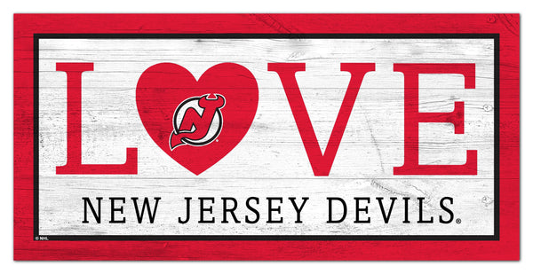 New Jersey Devils 1066-Love 6x12