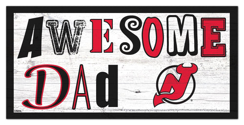 New Jersey Devils 2018-6X12 Awesome Dad sign