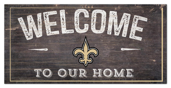 New Orleans Saints 0654-Welcome 6x12