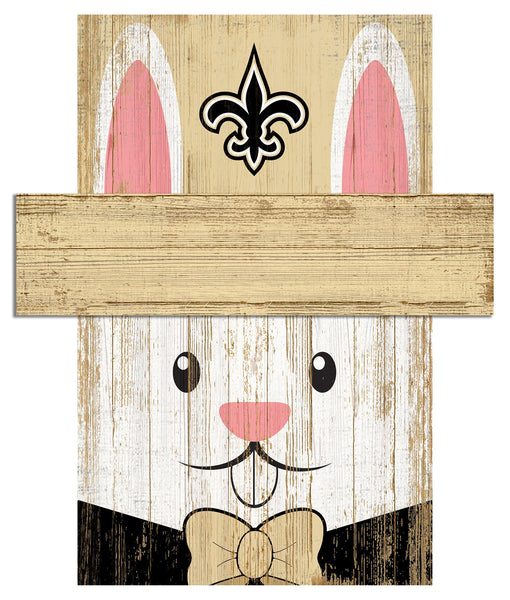 New Orleans Saints 0918-Easter Bunny Head