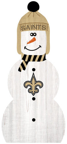 New Orleans Saints 0926-Snowman 33in Leaner