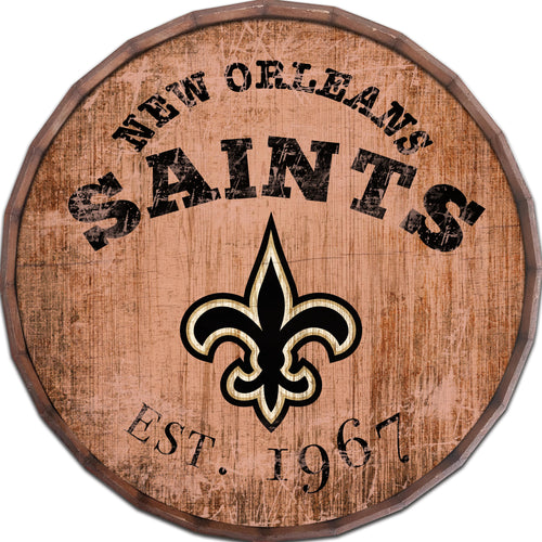 New Orleans Saints 0938-Est date barrel top 16"