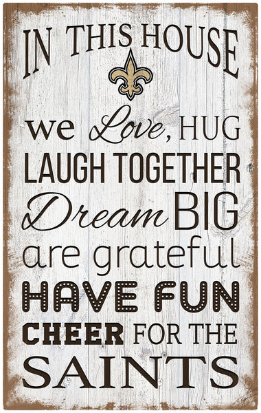 New Orleans Saints 0976-In This House 11x19