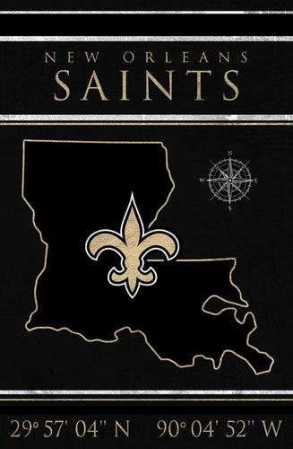 New Orleans Saints 1038-Coordinates 17x26
