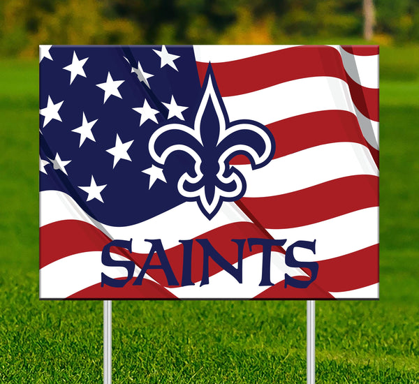 New Orleans Saints 2000-18X24 Patriotic Yard sign