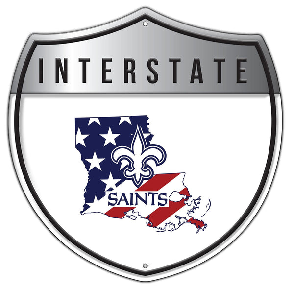 New Orleans Saints 2006-Patriotic interstate sign