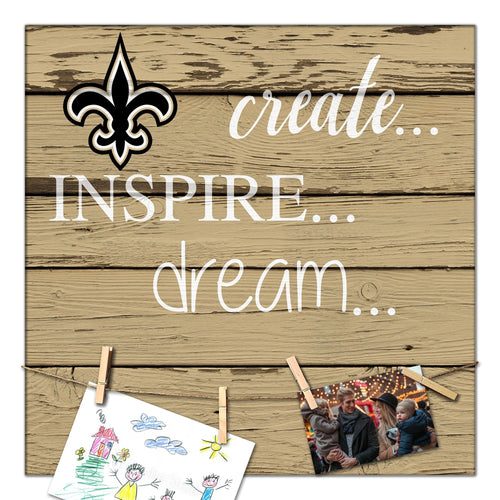 New Orleans Saints 2011-18X18 Create, Inspire, Dream sign