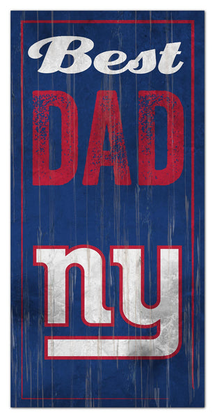 New York Giants 0632-Best Dad 6x12