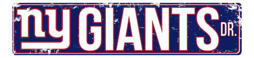 New York Giants 0646-Metal Street Signs