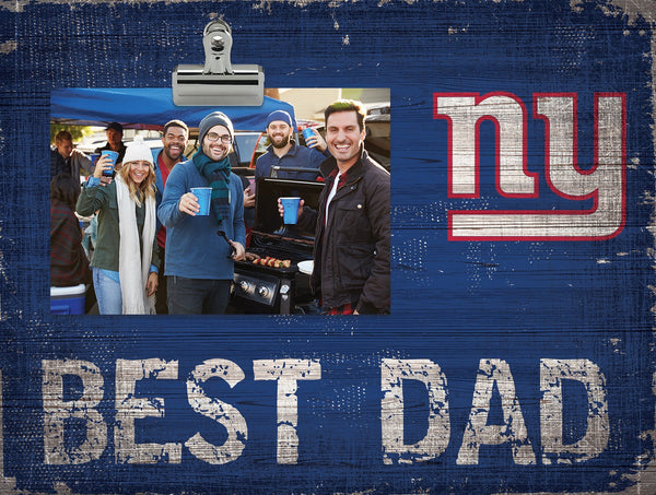 New York Giants 0893-Best Dad Clip Frame