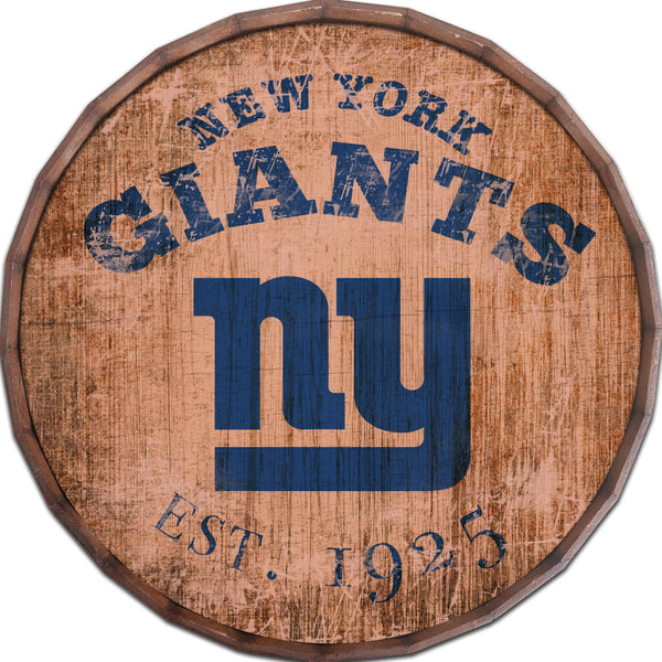 New York Giants 0938-Est date barrel top 16"