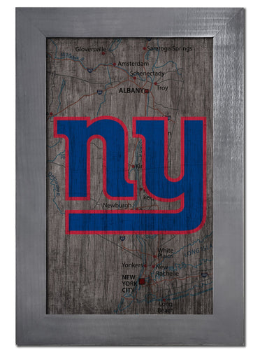 New York Giants 0985-City Map 11x19