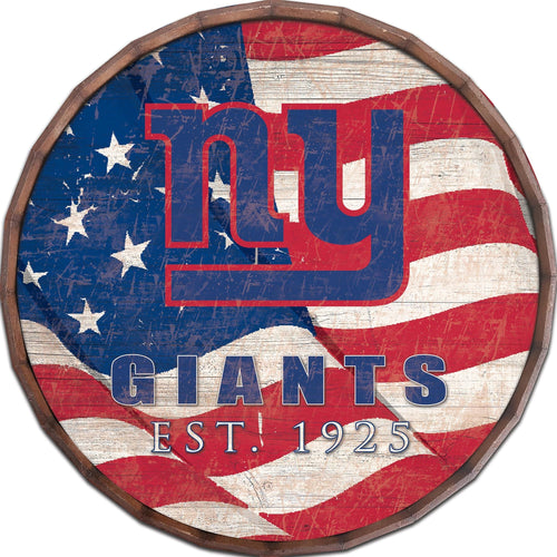 New York Giants 1002-Flag Barrel Top 16"