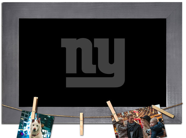 New York Giants 1016-Blank Chalkboard with frame & clothespins