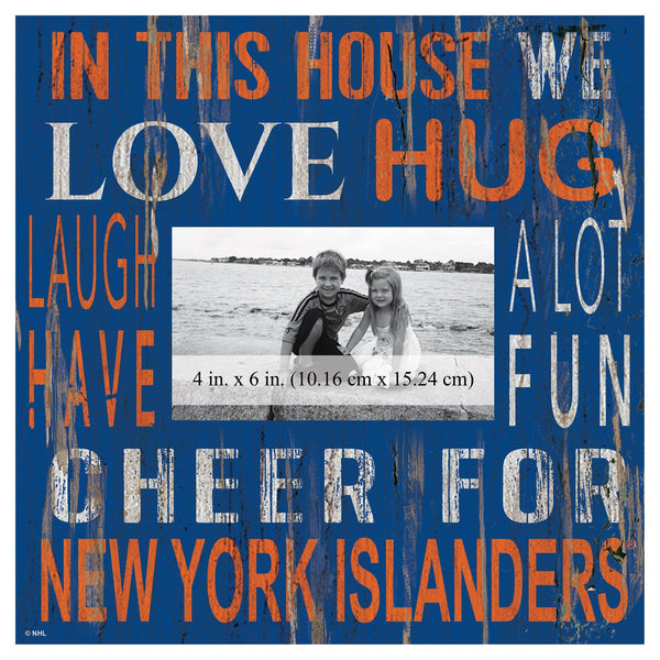 New York Islanders 0734-In This House 10x10 Frame