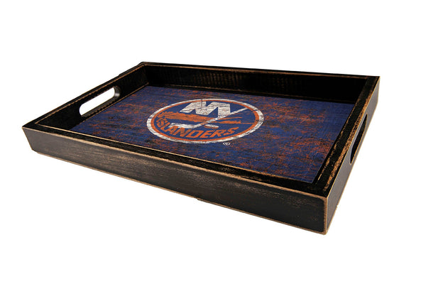 New York Islanders 0760-Distressed Tray w/ Team Color