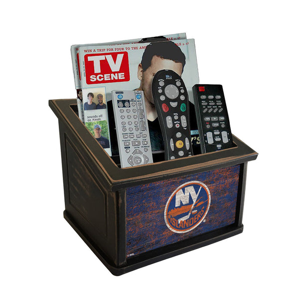 New York Islanders 0764-Distressed Media Organizer w/ Team Color