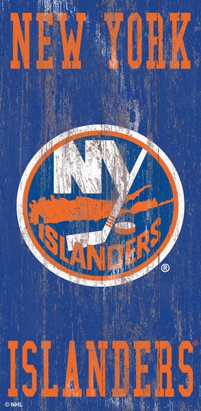 New York Islanders 0786-Heritage Logo w/ Team Name 6x12