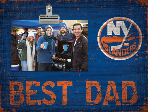 New York Islanders 0893-Best Dad Clip Frame