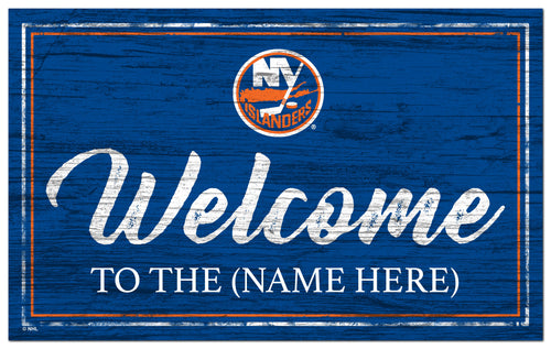 New York Islanders 0977-Welcome Team Color 11x19