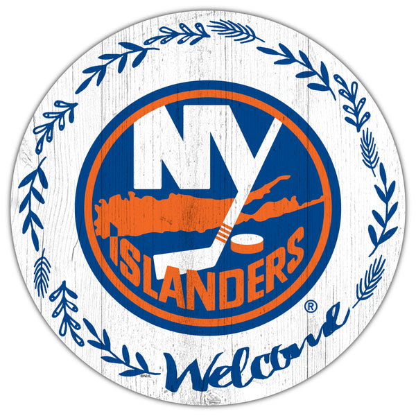 New York Islanders 1019-Welcome 12in Circle