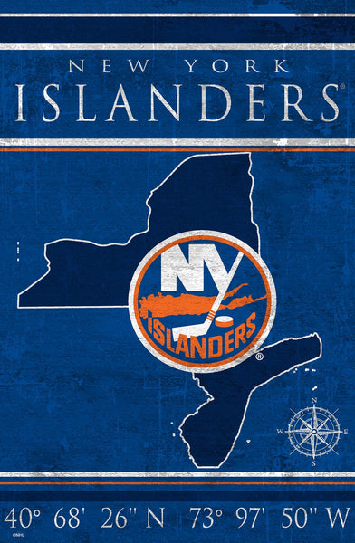 New York Islanders 1038-Coordinates 17x26