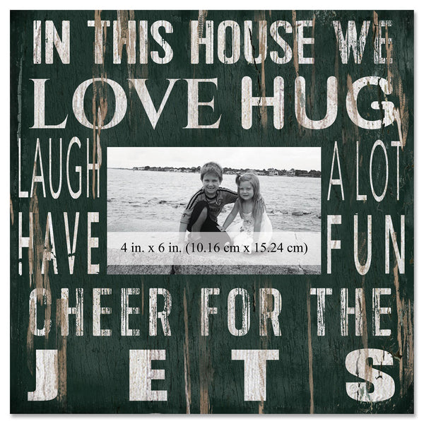 New York Jets 0734-In This House 10x10 Frame