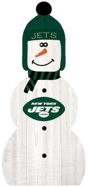 New York Jets 0926-Snowman 33in Leaner