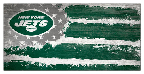 New York Jets 1007-Flag 6x12
