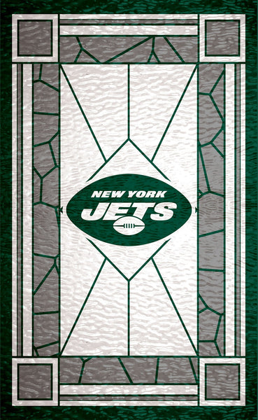 New York Jets 1017-Stained Glass