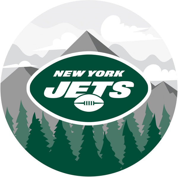 New York Jets 1018-Landscape 12in Circle
