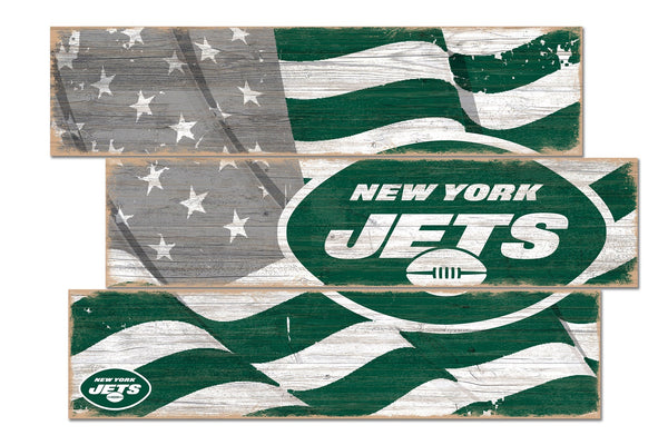 New York Jets 1028-Flag 3 Plank