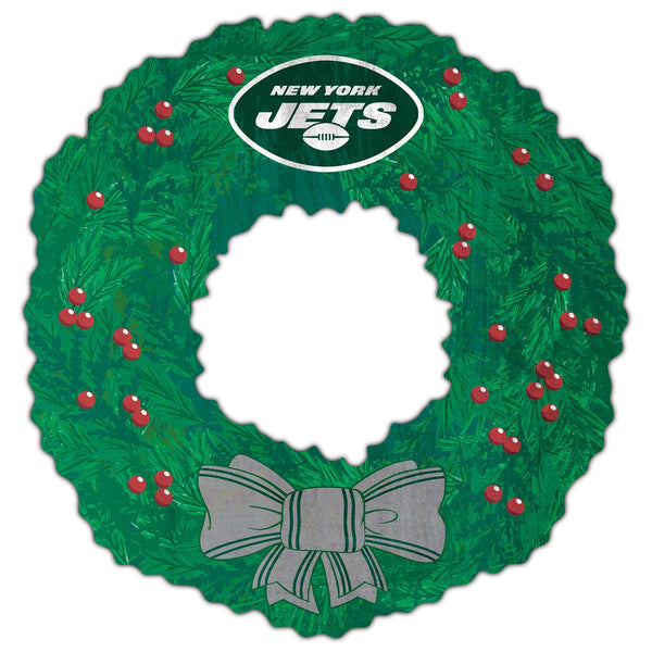 New York Jets 1048-Team Wreath 16in