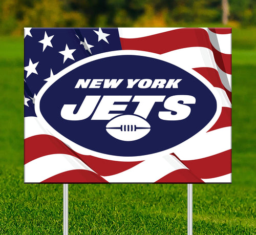 New York Jets 2000-18X24 Patriotic Yard sign