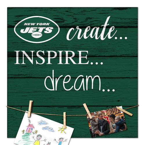 New York Jets 2011-18X18 Create, Inspire, Dream sign