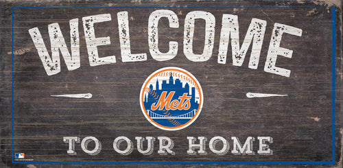 New York Mets 0654-Welcome 6x12