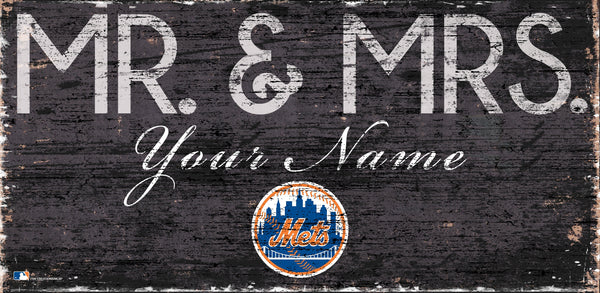 New York Mets 0732-Mr. and Mrs. 6x12